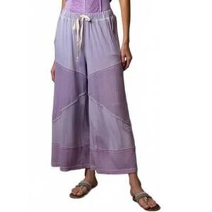 POL Ultra Soft Wide Leg Lavender Palazzo Pants Sz M/L NWT